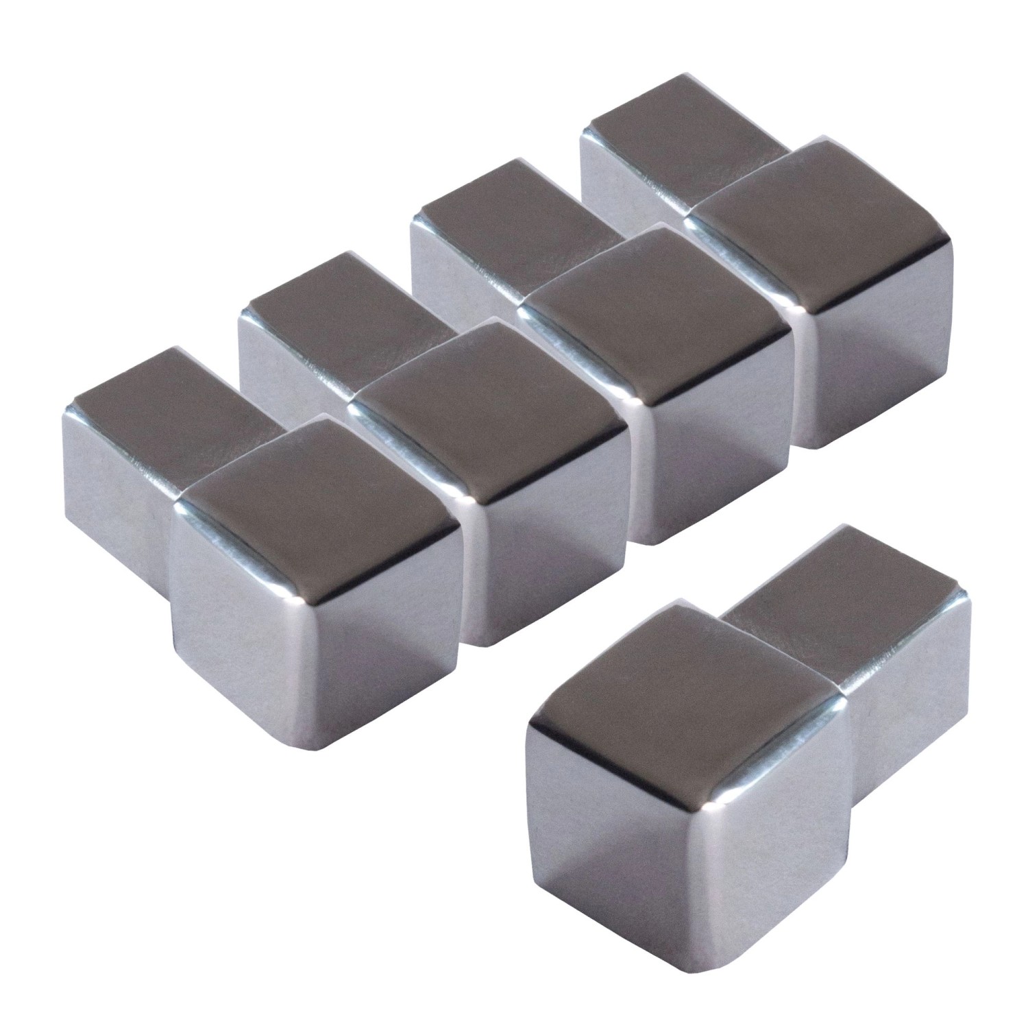 Dalsys Endstück Quadratprofil 5x 10mm Edelstahl Poliert Eckstücke günstig online kaufen
