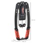 SPORTNOW Power Twister, schwarz-rotes hydraulisches Fitnessgerät mit verstellbarem Widerstand für Oberkörpertraining.