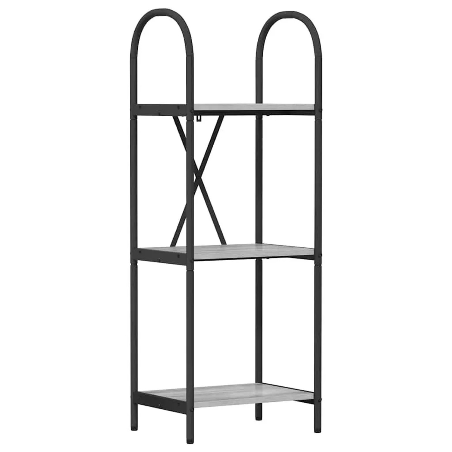 vidaXL Bücherregal Graues Sonoma 40 x 30 x 109 cm Holzwerkstoff 879938 günstig online kaufen