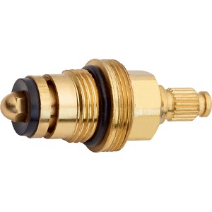 Messing Oberteil 16,7 mm (G 3/8) für Ersatzgriffe zur Regulierung der Wassermenge.