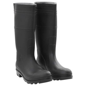 vidaXL Gummistiefel Schwarz Größe 45 PVC 137594