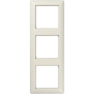 Jung Abdeckrahmen 3-fach AS500 in Weiß für Schalter und Steckdosen.