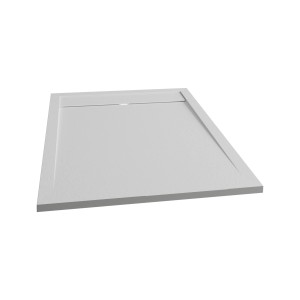 Schulte Duschwanne Lineastone Rechteck Mineralguss Weiß 70 cm x 160 cm x 3 cm