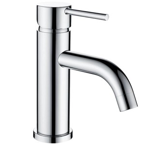 AICA Wasserhahn Chrom Bad Niedriger Waschtischarmatur Waschbecken Armaturen 304 Edelstahl Einhebelmischer Mischbatterie