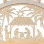 Dekohelden24 XXL Leuchterbogen Schwippbogen Lichterbogen Fensterbogen Schwibbogen Motiv Christi Geburt mit Spitzkerzen Wechselbar L/B/H 71 x 4 x 40 cm_4