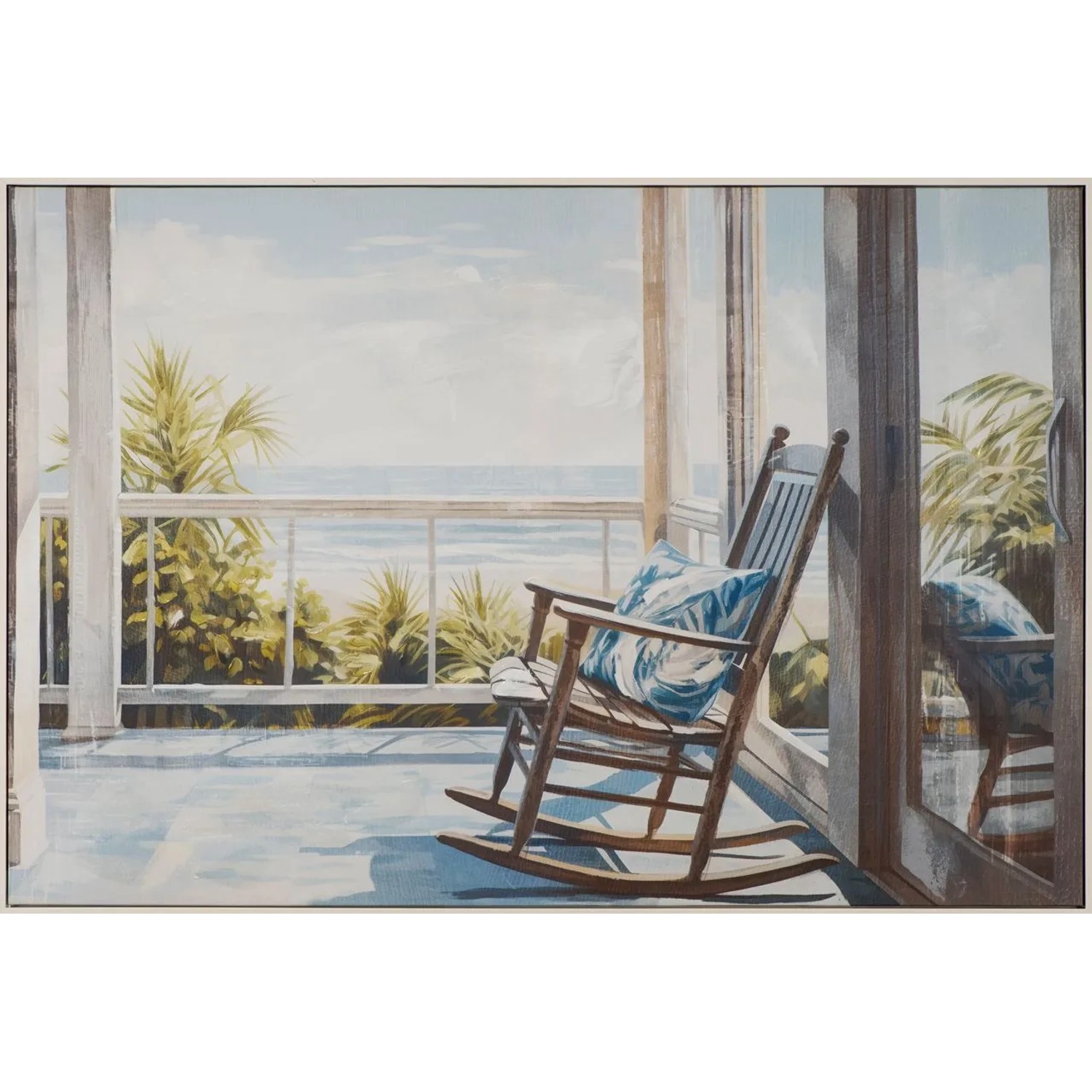 Art Universe Leinwandbild Meerblick 80 x 120 cm