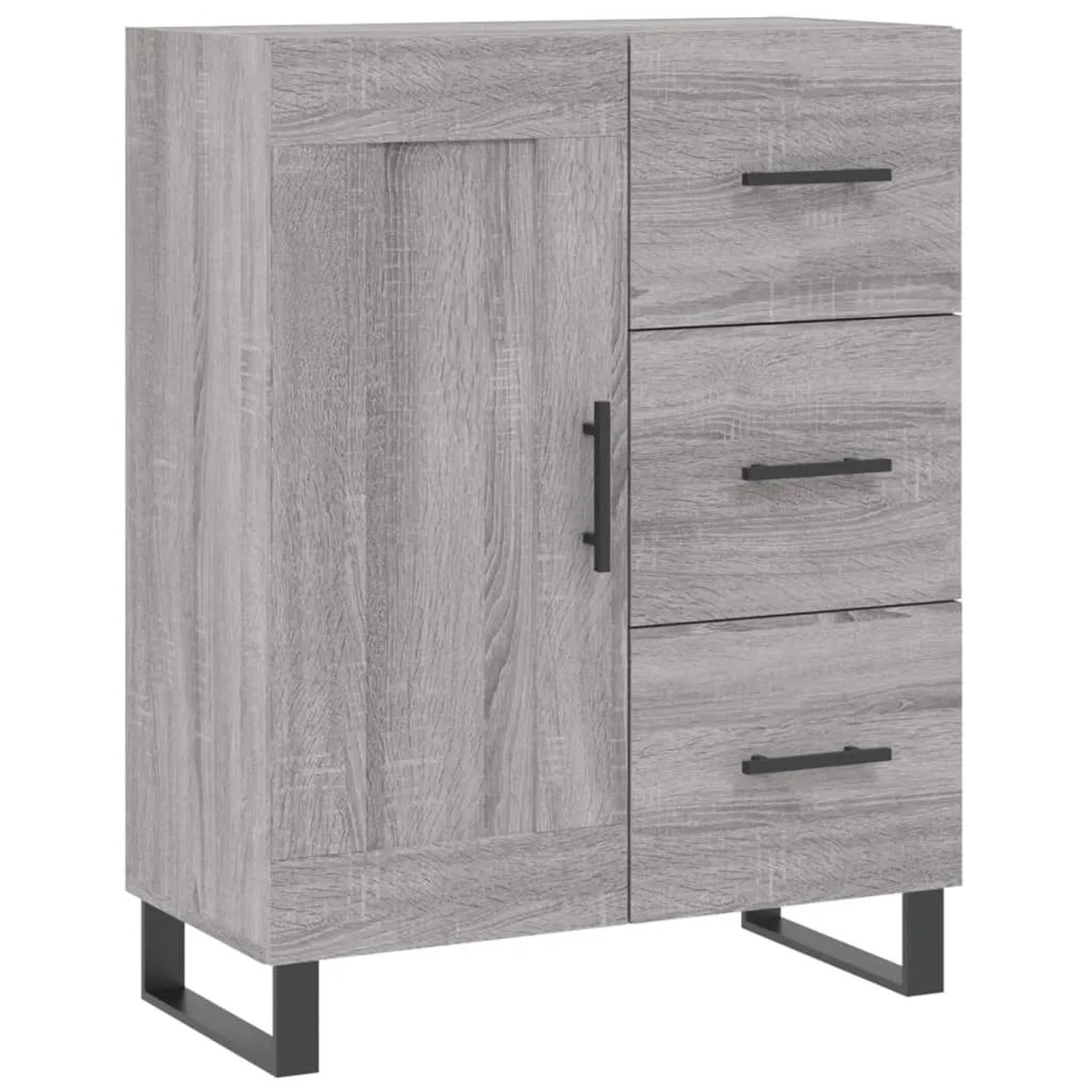 vidaXL Sideboard Grau Sonoma 69,5x34x90 cm Holzwerkstoff 830290