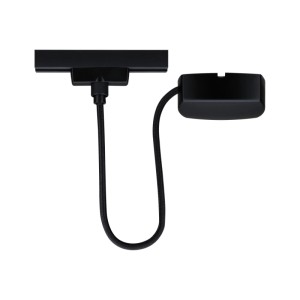 Paulmann URail Einspeisung Zigbee 3.0, schwarz matt, mit 1m Kabel für LED-Schienensysteme.
