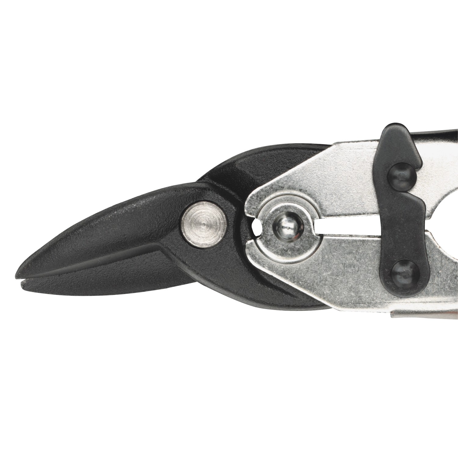 LUX Blechschere rechts, 250 mm, Comfort, Detailaufnahme der Schneide.