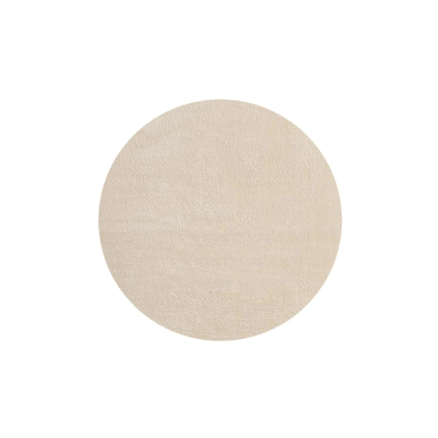 Floornovo Hochflor Teppich Nr. 48 Rund Einfarbig Durchmesser 120 cm günstig online kaufen