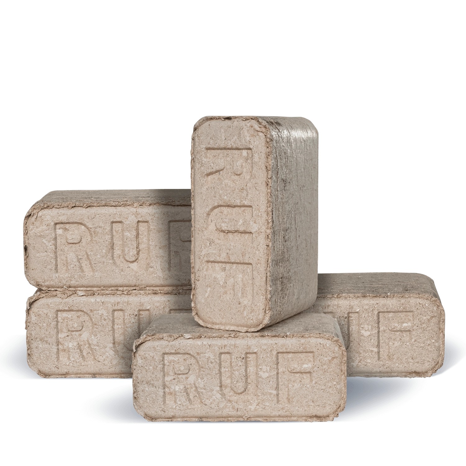 Heizfuxx Holzbriketts Ruf Original Red, gepresste Hartholz Briketts.