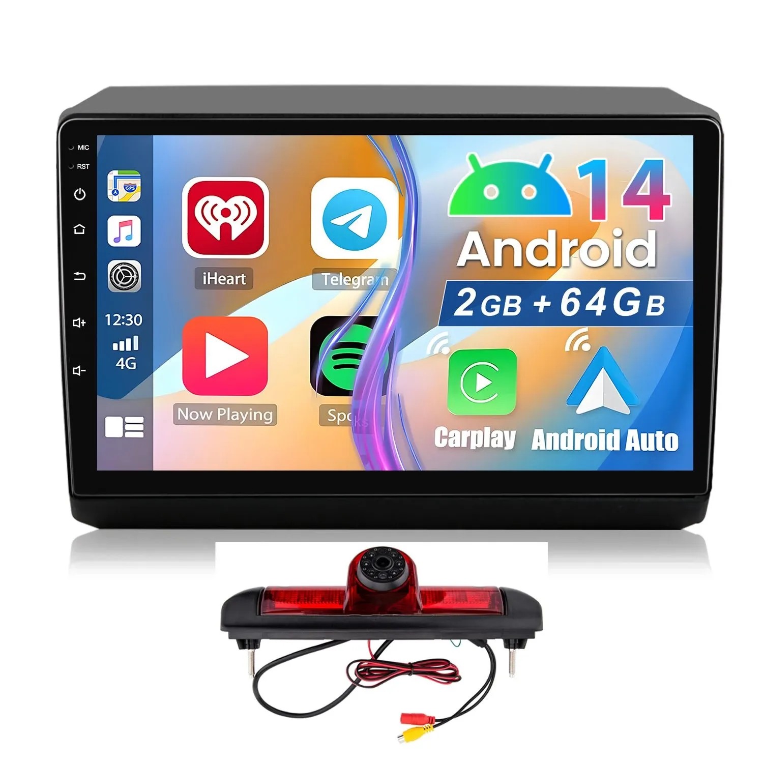 Junsun Autoradio Für Fiat Ducato 2011-2023 Peugeot Boxer 2011-2023 Citroen Jumper 2011-2023 Mit Rückfahrkamera