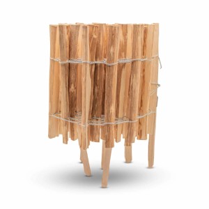 Stiltreu Mini Steckzaun aus Holz, 500x35cm, ideal als Beeteinfassung.