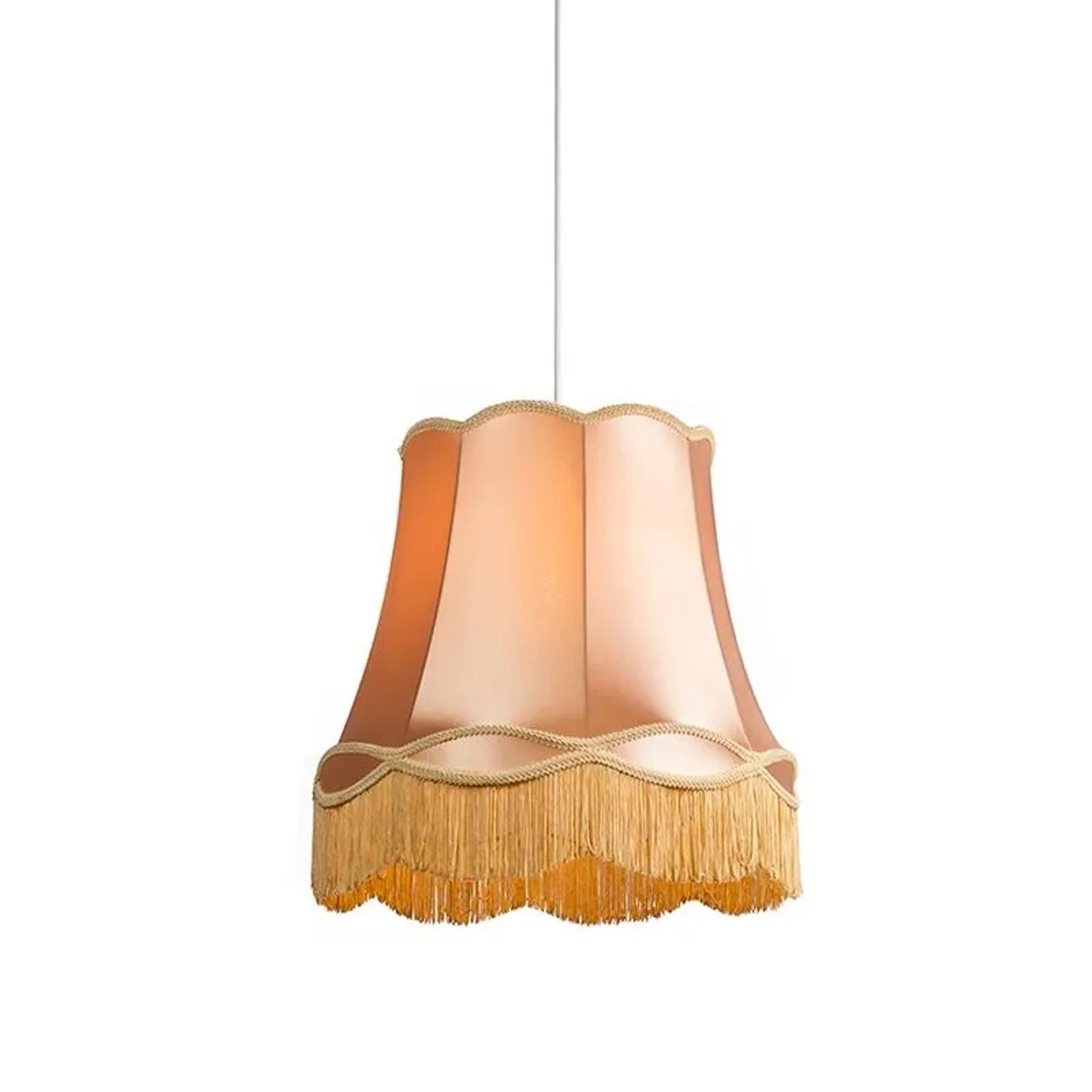 QAZQA Retro Hängelampe Gold 45 cm Granny