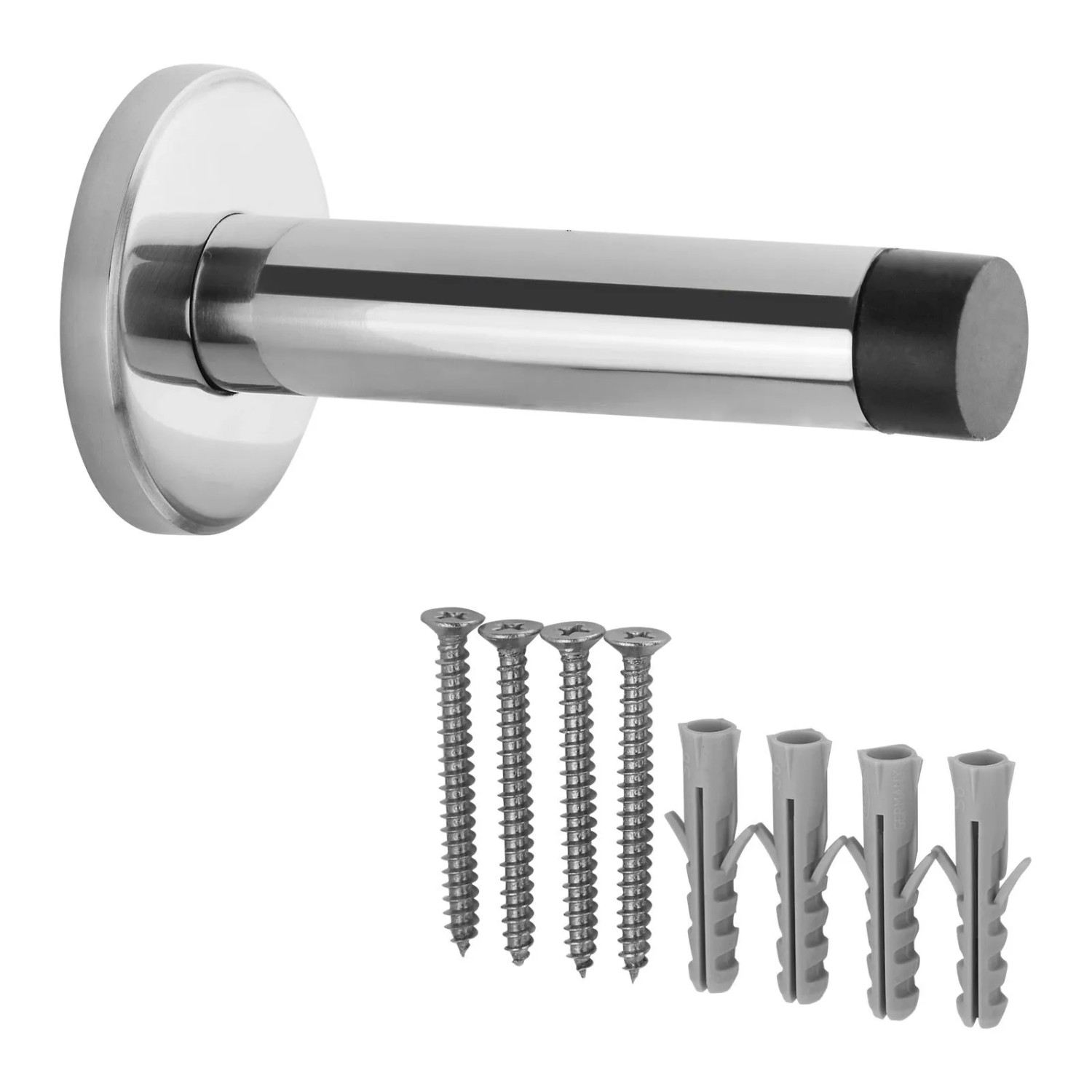 SOTECH Türstopper MERCURY Ø50 mm L 95 mm Edelstahl Glänzend Poliert