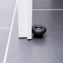Schwarzer Wagner Bodentürstopper EH5201 aus Gummi schützt Tür und Wand.