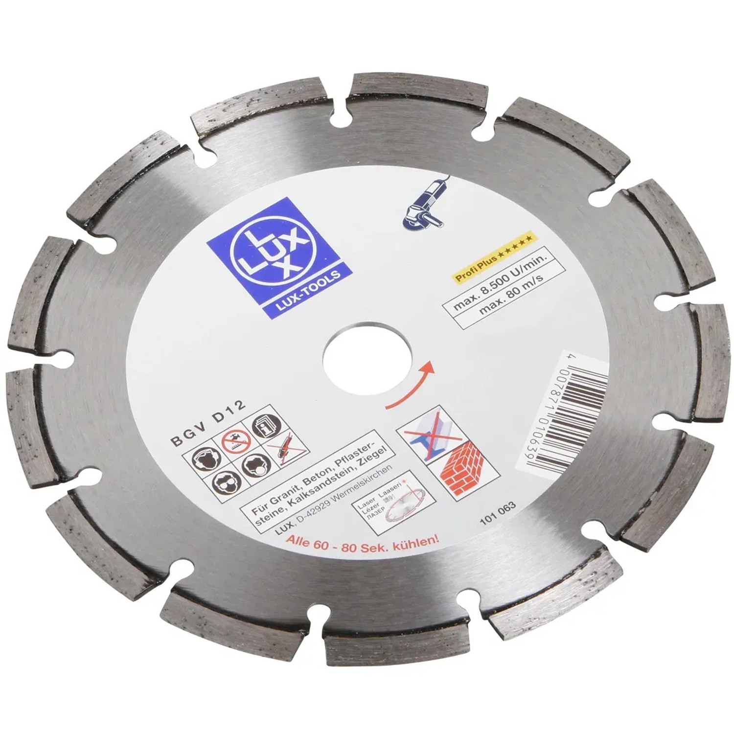 LUX-Tools Diamant-Trennscheibe Universal 180 mm