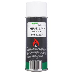 KOKA Thermolack Transparent bis 600 Grad Celsius 1 Stück 400ml
