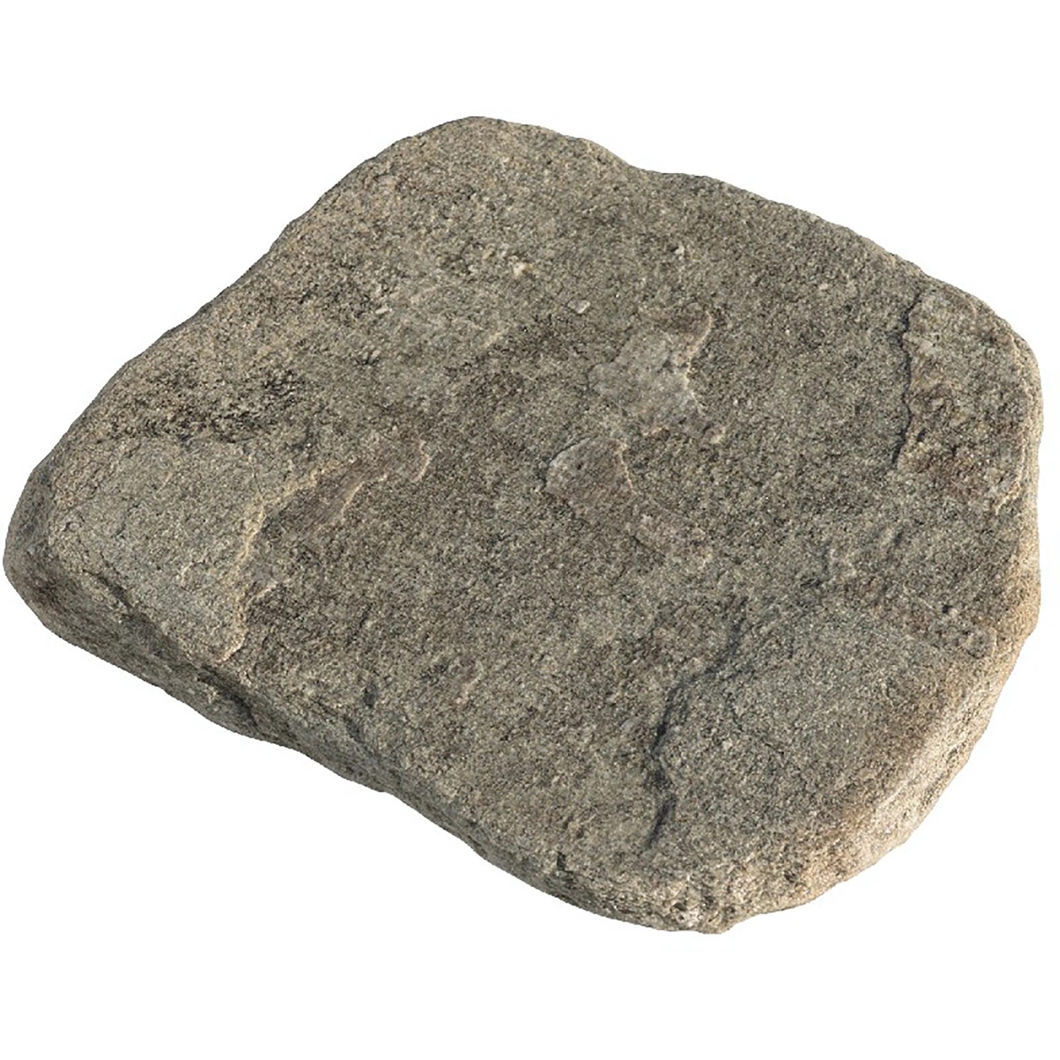 Quarzit-Trittplatte Grau-Grün Ø 25-40 cm x H 2,5-3,5 cm