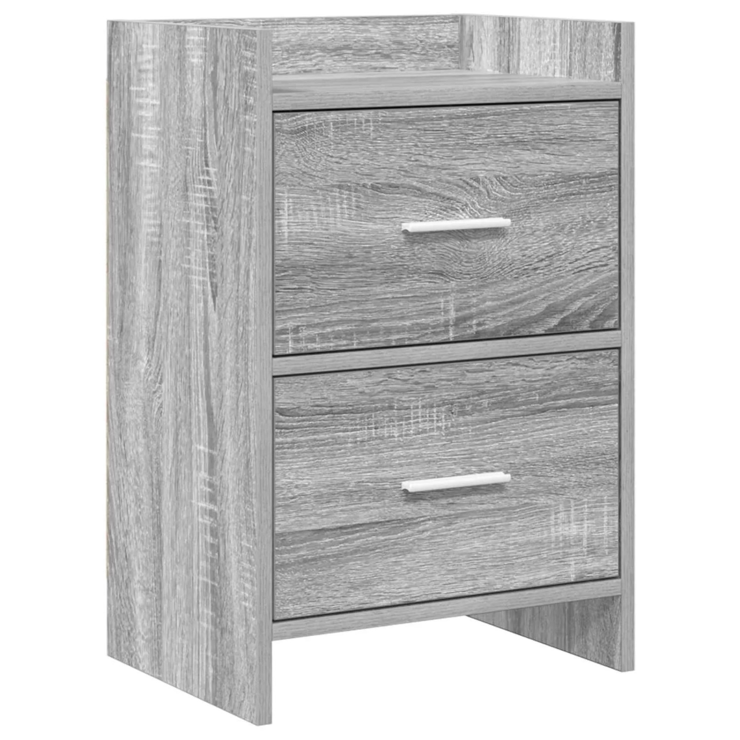 vidaXL Nachttische Grau Sonoma 40 x 30 x 60 cm Holzwerkstoff 8010973
