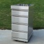 MyOutdoorKitchen Schubladenmodul Stainless Collection: Edelstahl Outdoorküche Modul mit 4 Schubladen.