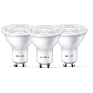 3er Set Philips GU10 LED Reflektor R50, 4,7W, warmweiß, für Wohnräume.