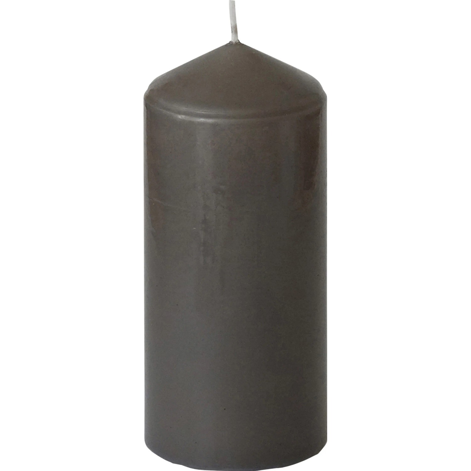 Stumpenkerze 150 mm x Ø 67 mm Grau