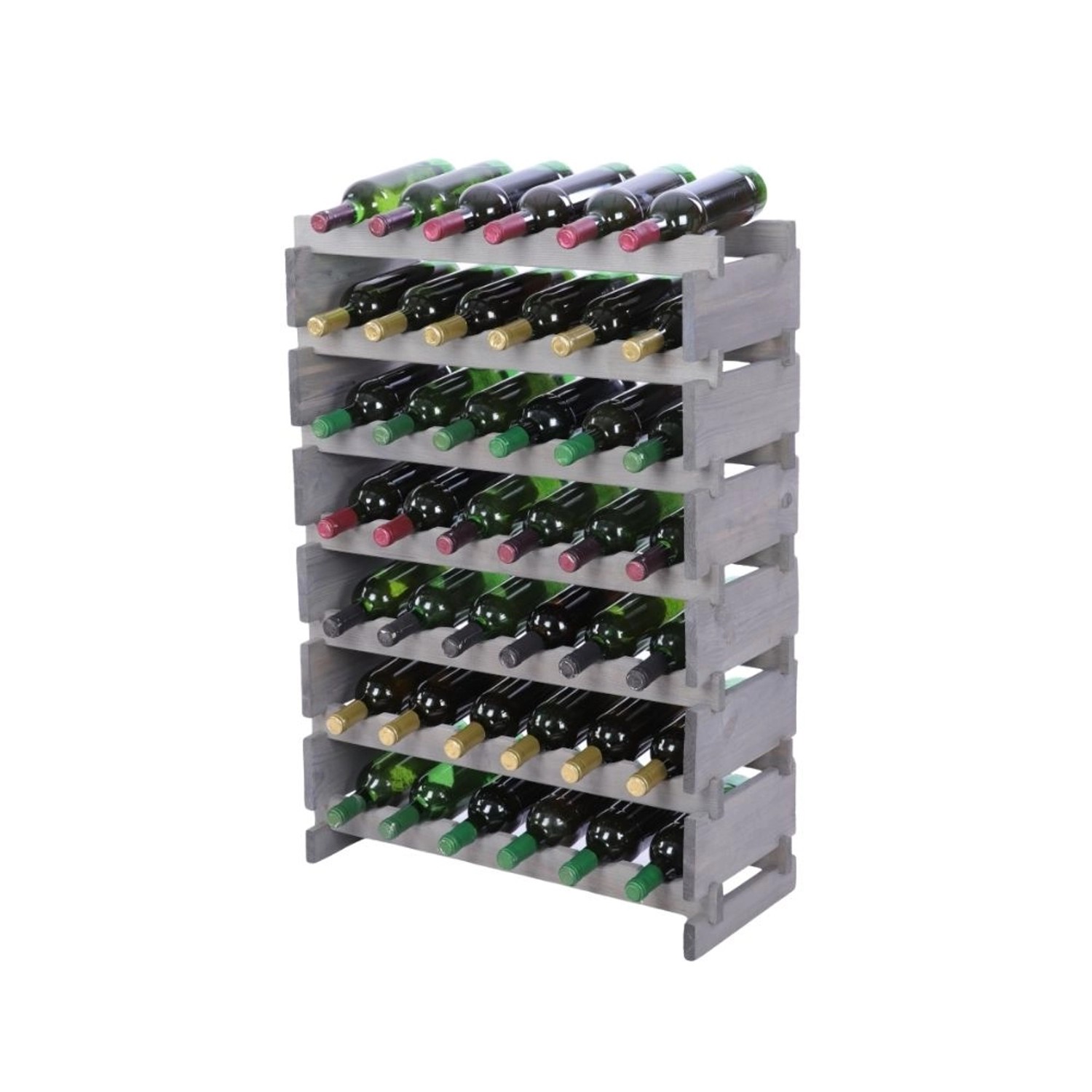 PROREGAL Weinregal VINOTECA FLEX PRO HxBxT 93x65x28cm 42 Flaschen Auf 7 Ebe günstig online kaufen