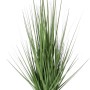 Grüne Mica Decorations Kunstpflanze Gras im schwarzen Topf, 53cm hoch.