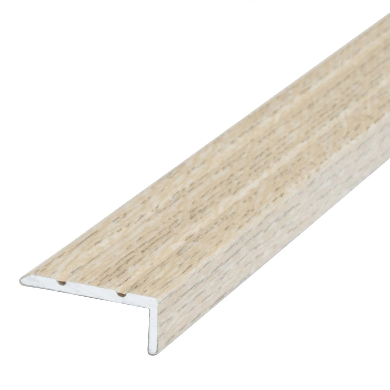 Dalsys Treppenkantenprofil Selbstklebend 135cm x 25mm x 10mm Eiche Hell