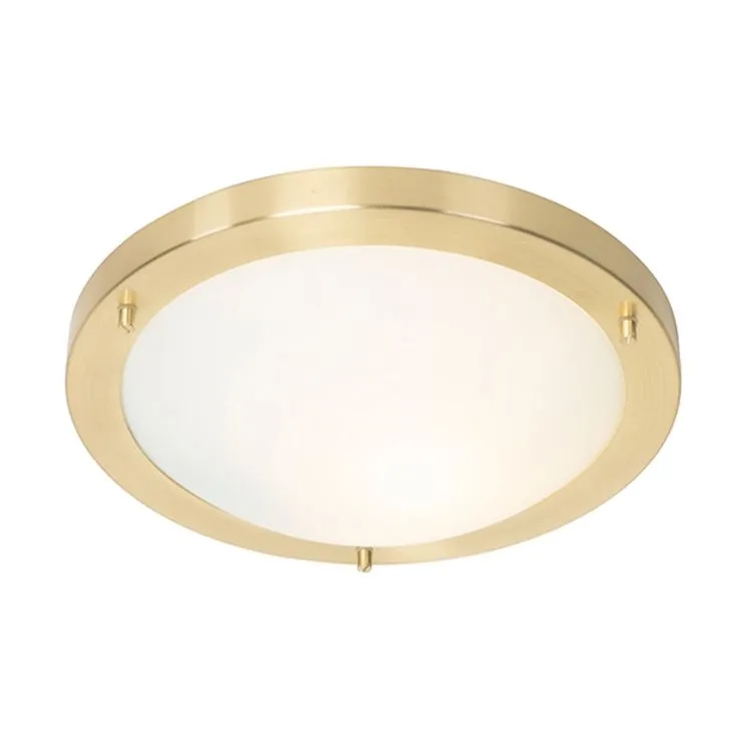QAZQA Moderne Deckenleuchte Gold 31 cm IP44 Yuma