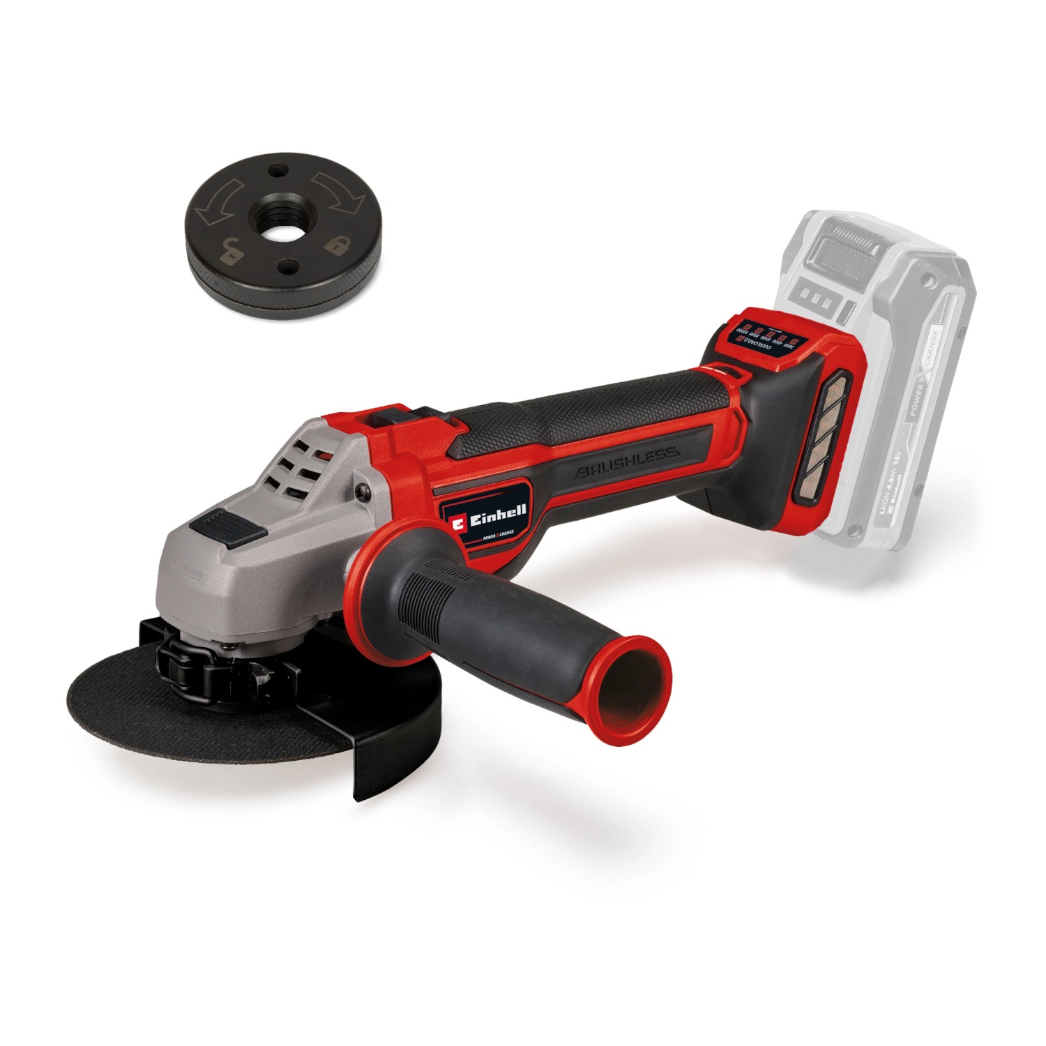 Einhell Professional Akku-Winkelschleifer TP-AG 18/125 CE Q Li Solo günstig online kaufen