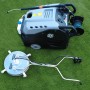 FM-SOLAR Hochdruckreiniger mit Flächenreiniger und Schlauchrolle. Heißwasser-Diesel-Dampfstrahler.