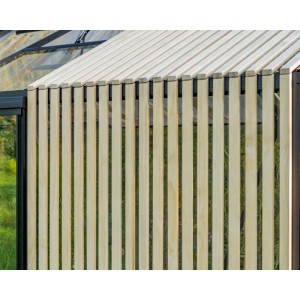 Bloomcabin Premium-Qualität Gewächshaus Wandgewächshaus mit Accoya Fusion GHLTAF9