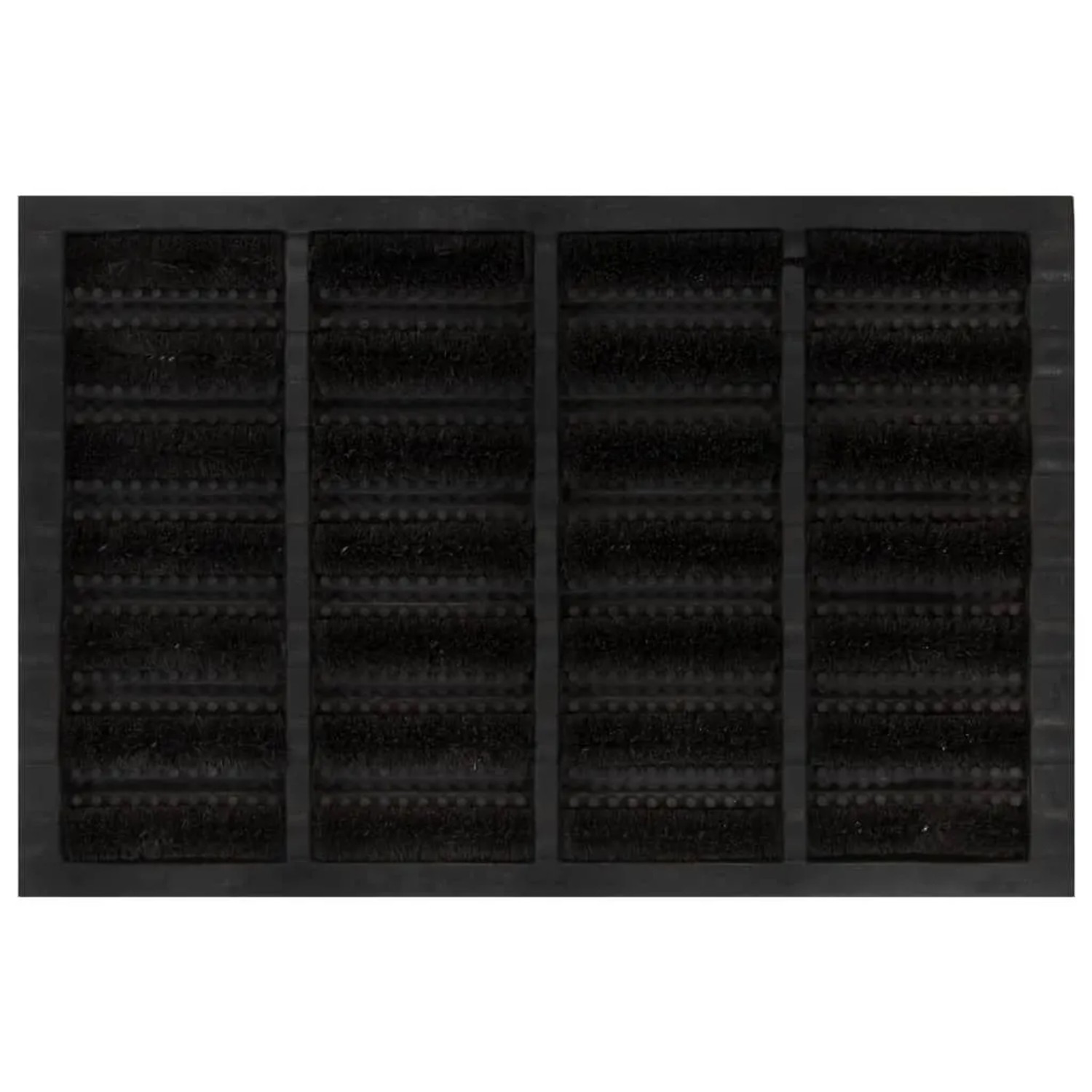 vidaXL Fußmatte Rechteckig 40x60 cm Gummi und Kokosfaser 155662 günstig online kaufen