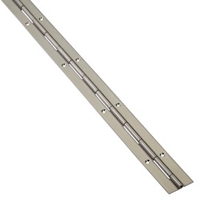 SOTECH Stangenscharnier aus mattem Edelstahl, 1000x32mm, für Möbelbau & DIY Projekte. Kürzbar.