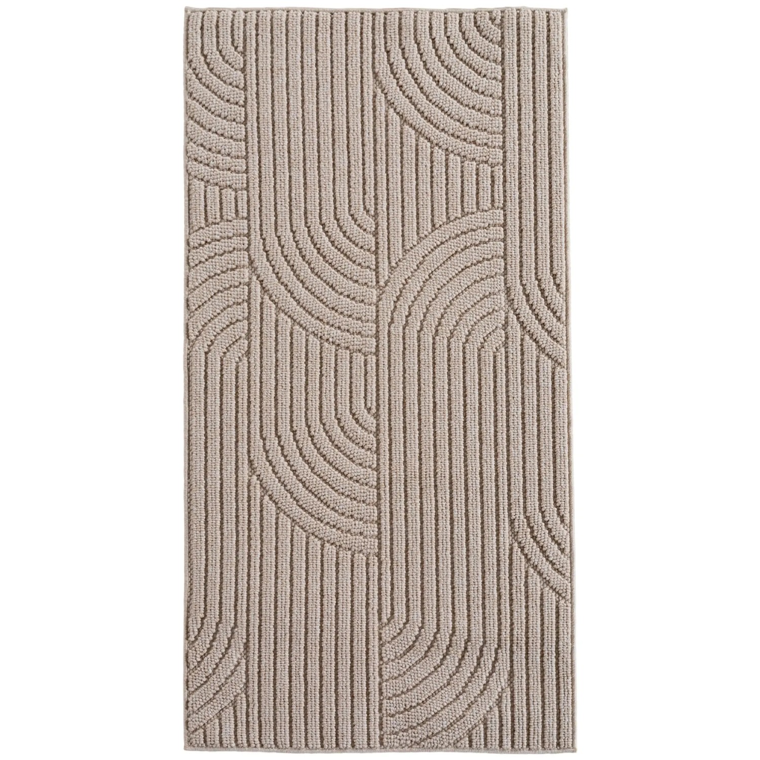 Ayyildiz Flachgewebeteppich Helix 2201 Beige 80 cm x 150 cm
