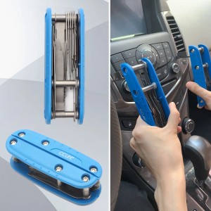 CCLIFE Autoradio Ausbauwerkzeug Set, 16-in-1 Entriegelungsset für Radio und Navi.
