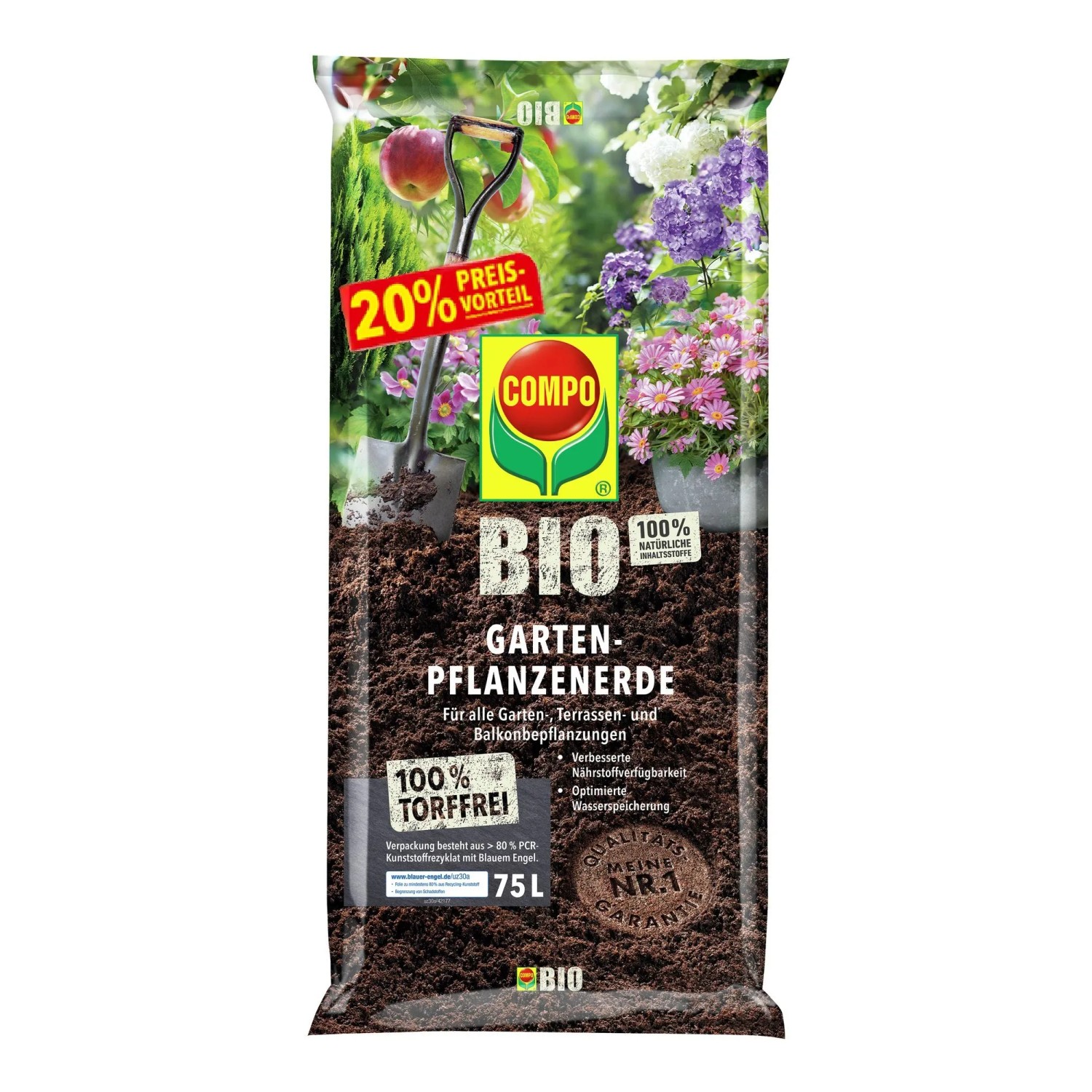 COMPO BIO Garten-Pflanzerde 75, Aktion