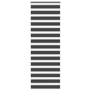 vidaXL Doppelrollo Schwarz 85x200 cm Stoffbreite 80,9 cm Polyester 4014258