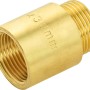 Hahnverlängerung aus Messing, 24,1 mm x 26,4 mm, 30 mm Länge für Gewindefittings.