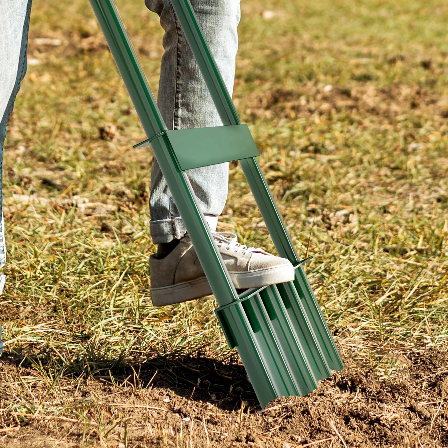 Outsunny Rasenbelüfter Stahl 30L x 4B x 94H cm_8