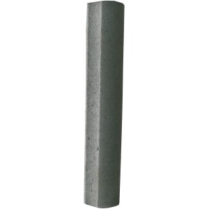 Diephaus Minipalisade, gekehlt, grau, 60x11x11 cm, für flexible Garteneinfassungen.