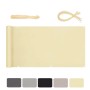 Sekey Balkonsichtschutz, blickdicht, beige, 90x500cm, mit Befestigungsmaterial.