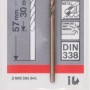 Bosch Metallbohrer Pro HSS-Co, 2,5 mm, in Verpackung. Spiralbohrer für Stahl.