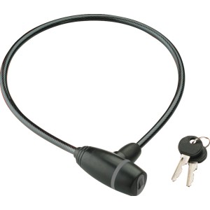 Burg Wächter Fahrrad-Seilschloss 260, 60 cm lang, mit 2 Schlüsseln.