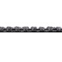 Detailaufnahme: Grauer Primaflor Sauberlauf Magnum Teppichläufer, ideal für Flur und Eingangsbereich.