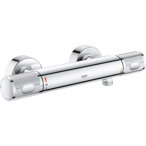 Grohe QuickFix Precision Feel Thermostat-Brausebatterie DN 15 für die Wandmontage.