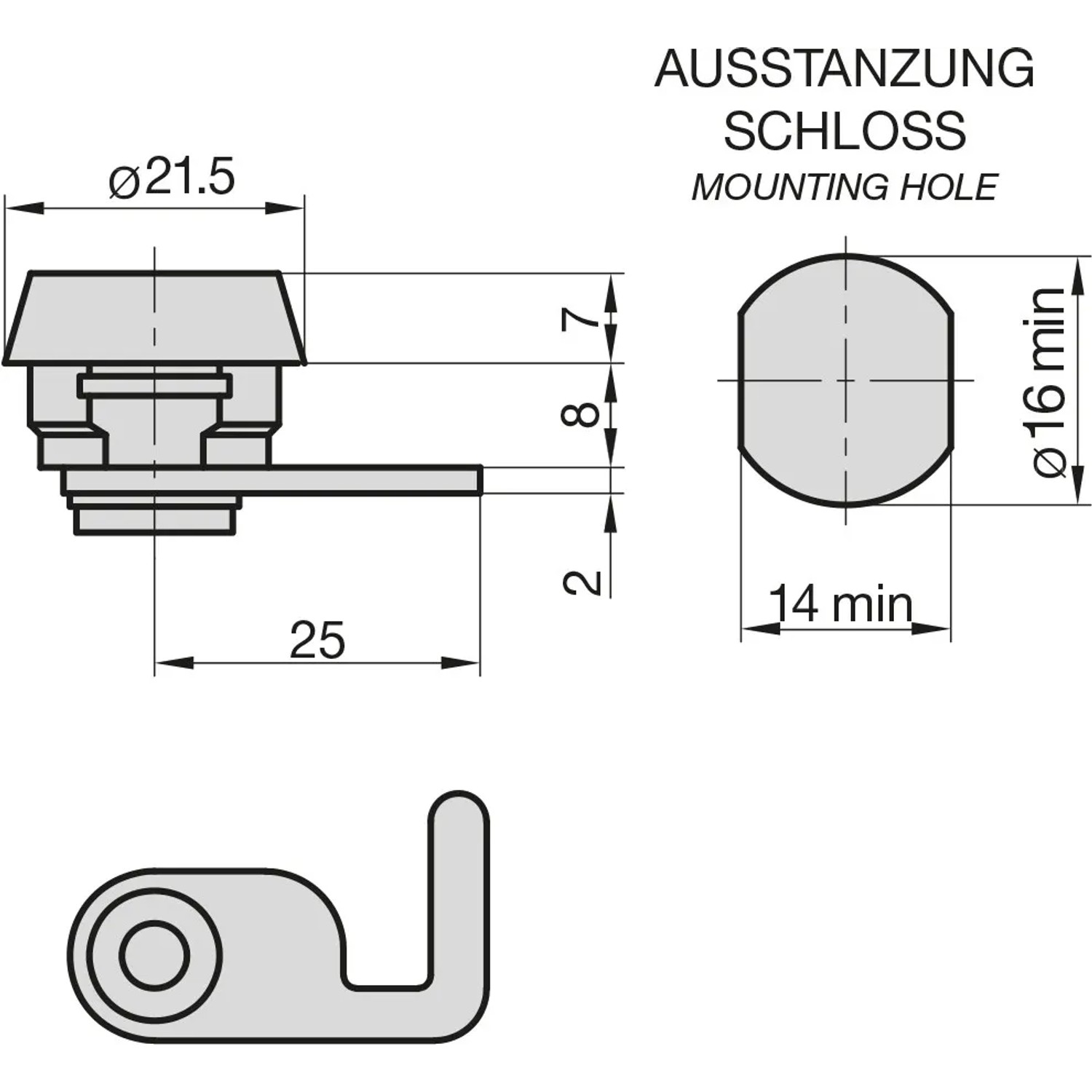 Basi Schloss für Geldkassette HS 337 Gleichschließend 9000-1337 kaufen ...