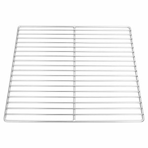 Silberner vidaXL Grillrost, 40x35 cm, aus Edelstahl. Küchenausstattung für Grillabenteuer.